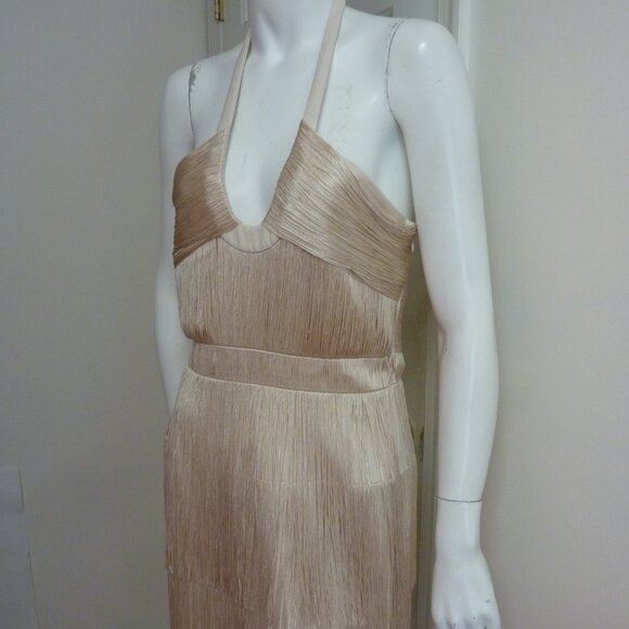 Jonathan Simkhai Cream Fringe Maxi Dress - Picture 14 of 16